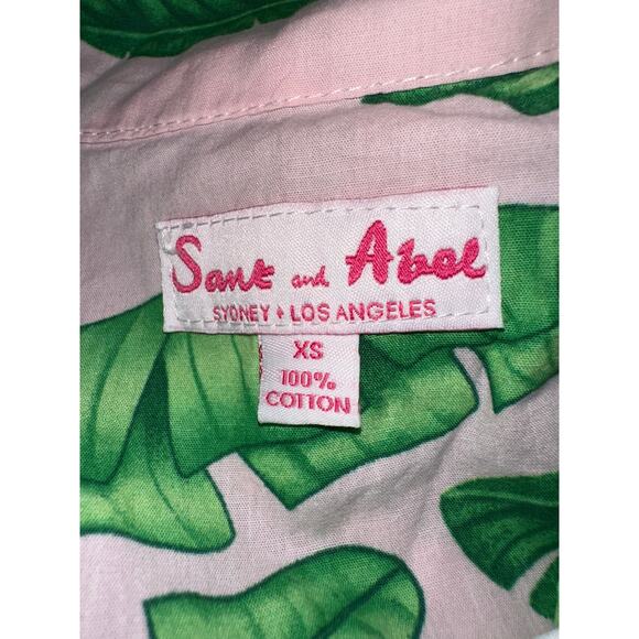 NWOT $168 SANT & ABEL TROPICAL PUNCH COTTON PAJAMAS PJS XS PREPPY - Picture 3 of 9